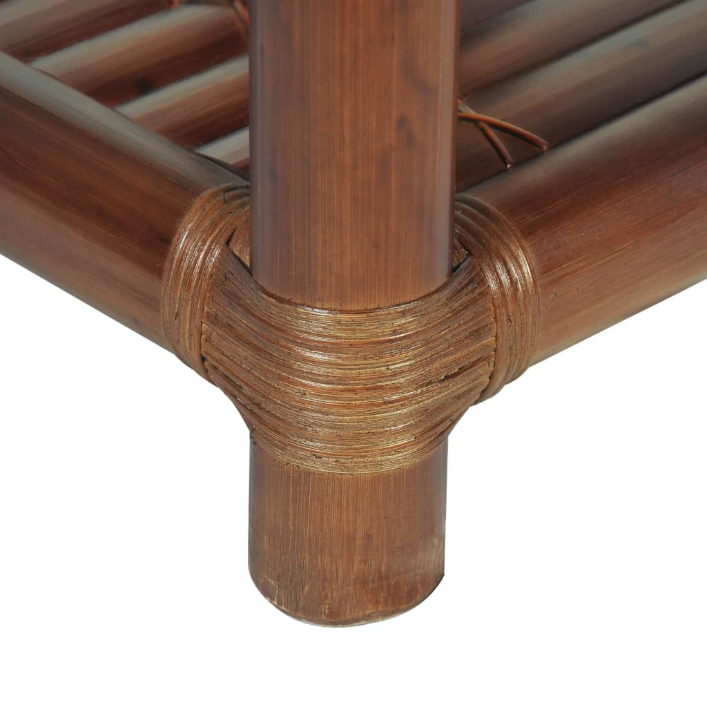 vidaXL bambusest öökapp 45 x 45 x 40 cm, tumepruun