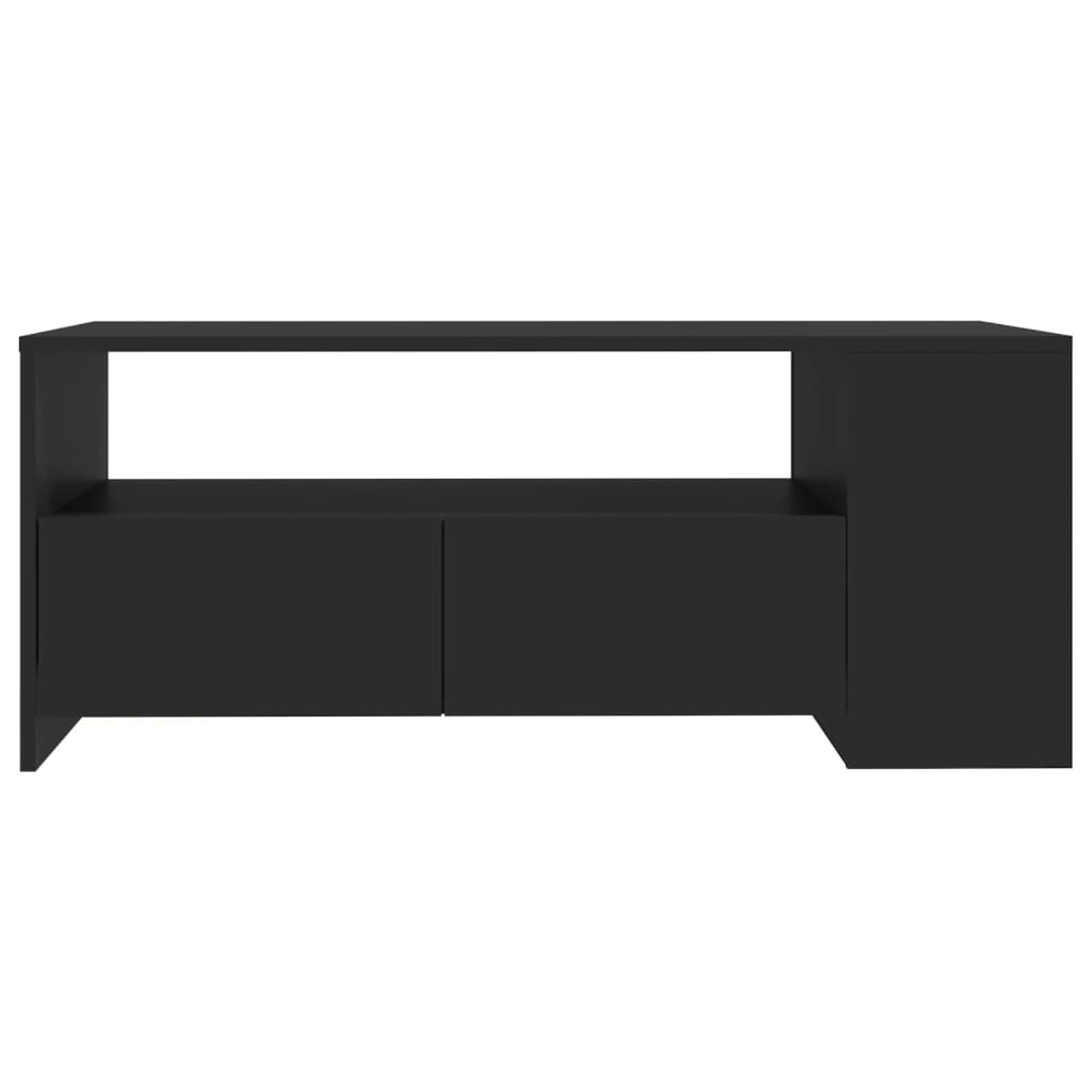 vidaXL kohvilaud, must, 102x55x42 cm, tehispuit