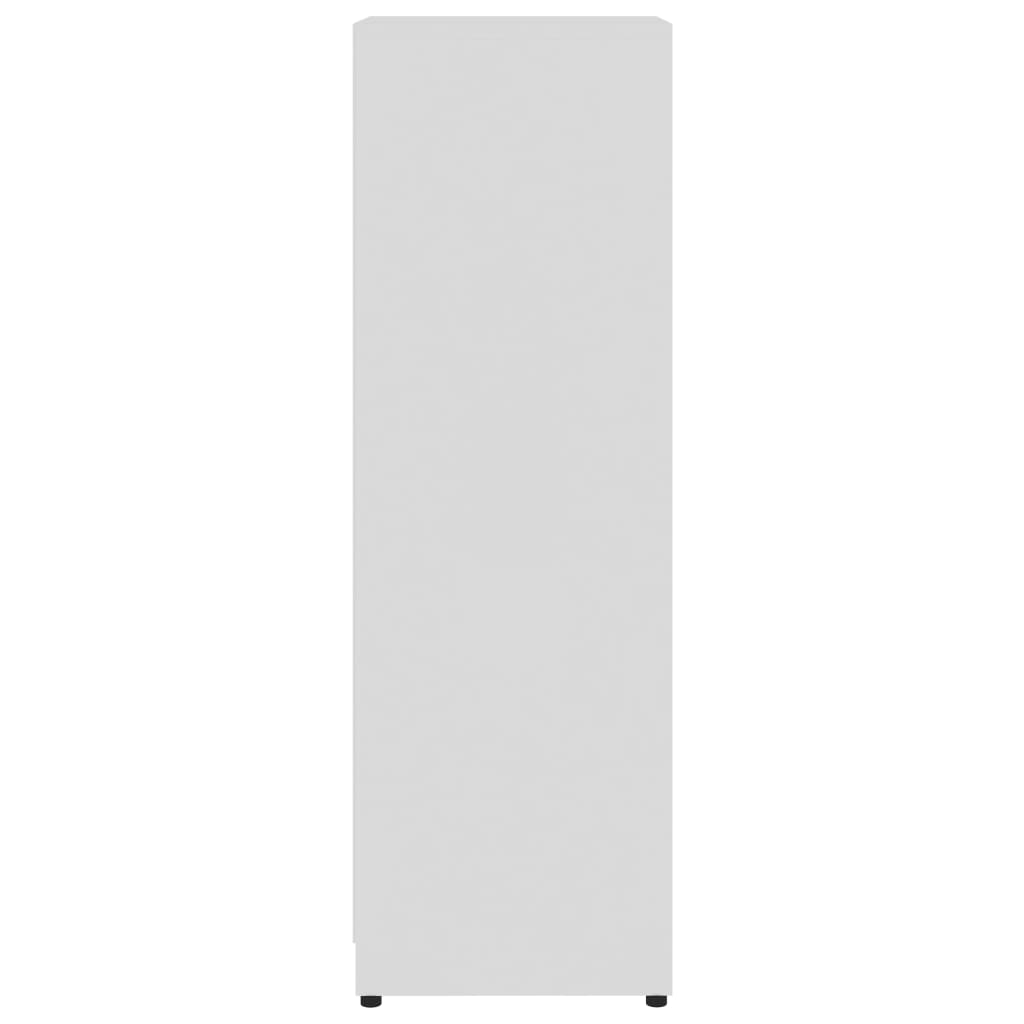 vidaXL 3-osaline vannitoamööbel, kõrgläikega, valge, puitlaastplaat
