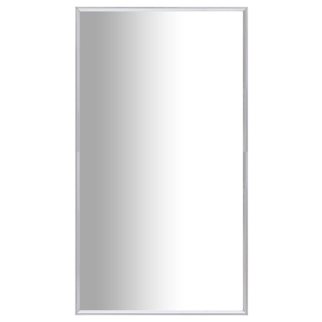 vidaXL peegel, hõbedane, 80 x 60 cm