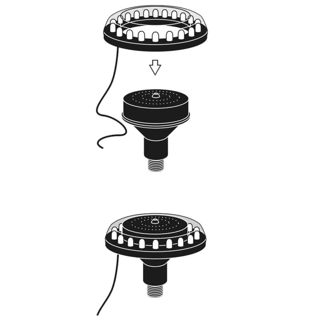 Ubbink LED-lamp 1/2" kohtvalgusti aia purskkaevu jaoks