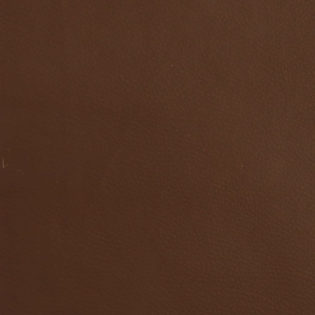vidaXL jalapink, pruun, 45x29,5x35 cm, läikiv kunstnahk