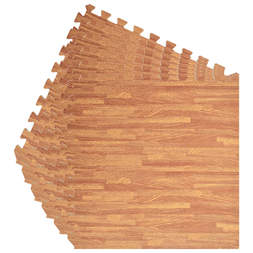 vidaXL põrandamatid 6 tk puidukiud 2,16 ㎡ EVA-vaht