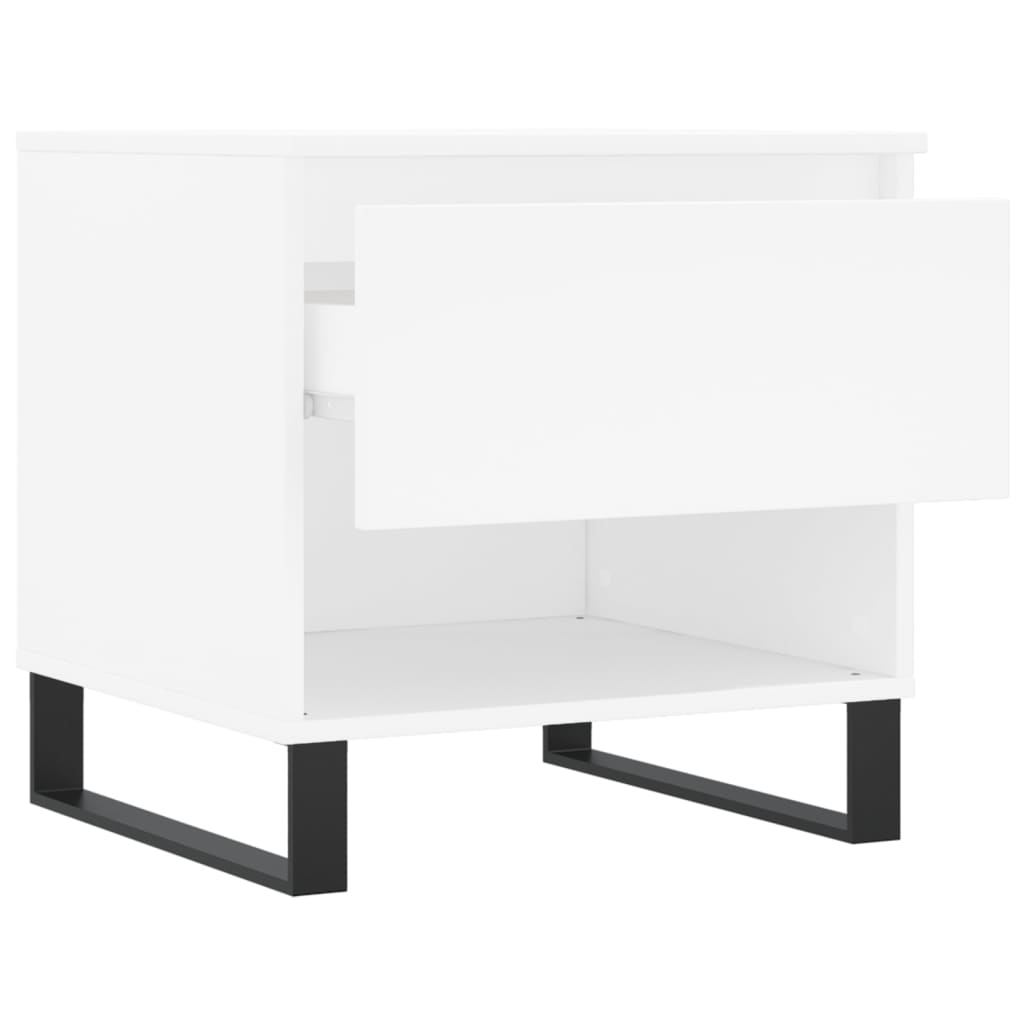 vidaXL kohvilaud, valge, 50 x 46 x 50 cm, tehispuit