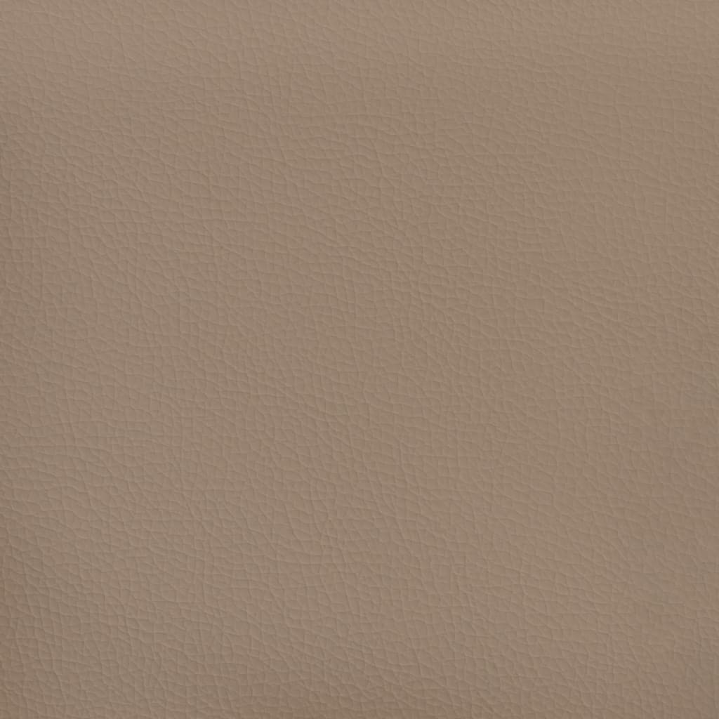 vidaXL tugitool jalapingiga, cappuccino, 60 cm, kunstnahk