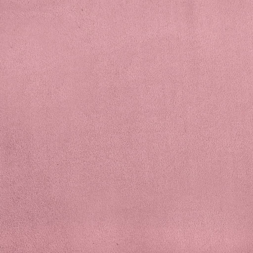 vidaXL pink, roosa, 108 x 79 x 79 cm, samet