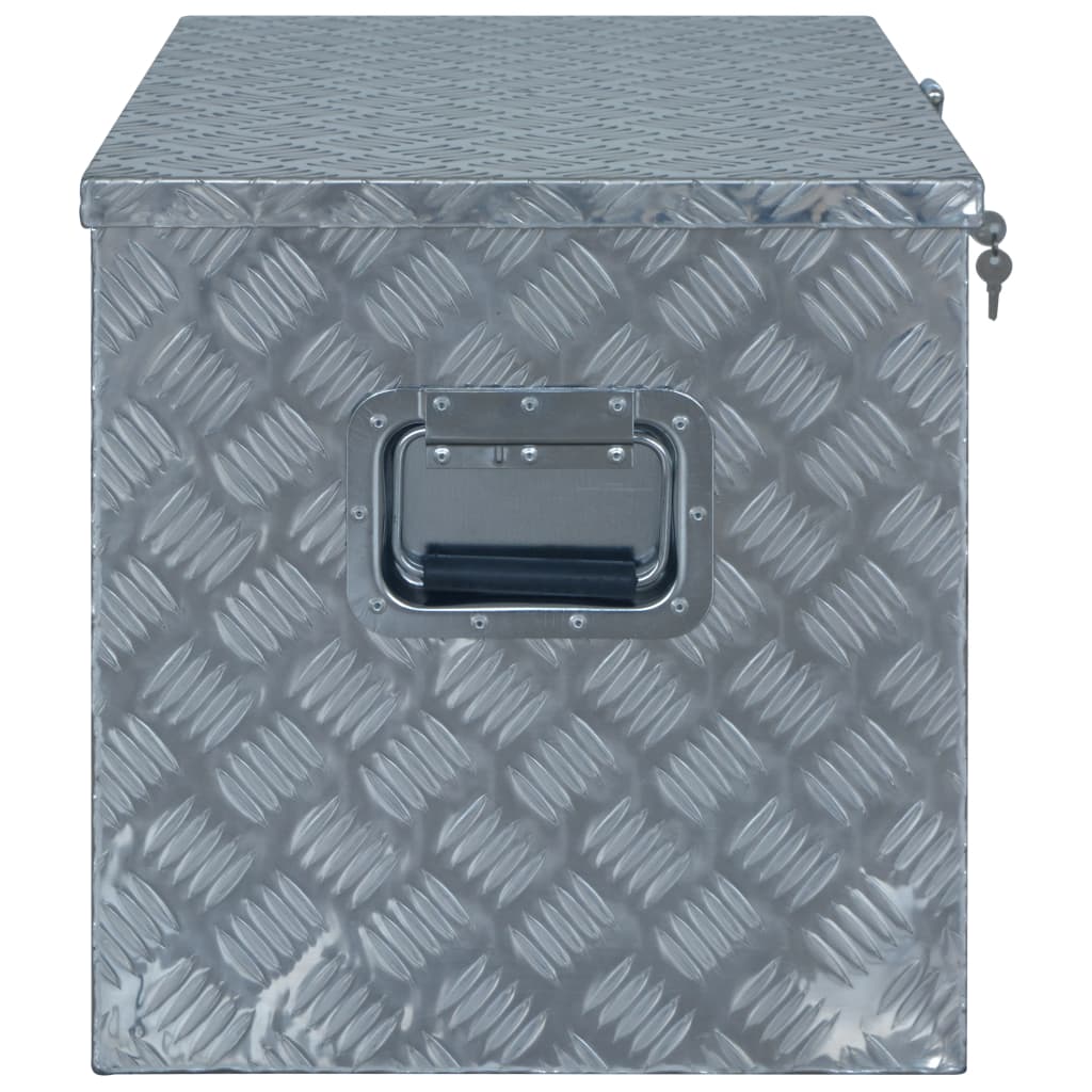 vidaXL alumiiniumist kast 610 x 430 x 455 mm, hõbedane