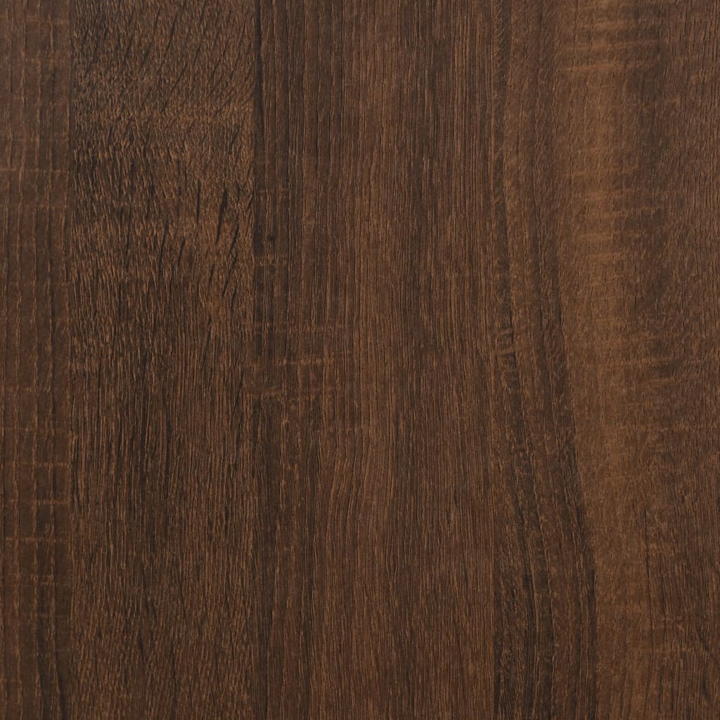 vidaXL puhvetkapp, pruun tamm, 91 x 29,5 x 65 cm, tehispuit