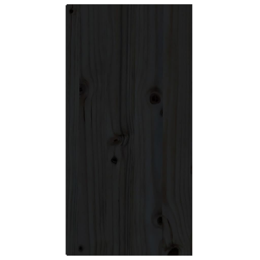 vidaXL seinakapp, must, 30x30x60 cm, männipuit