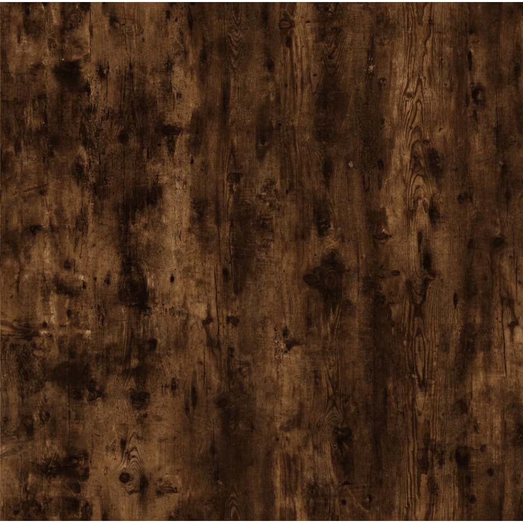 vidaXL kohvilaud, suitsutatud tamm, 100x50x45 cm, tehispuit ja raud