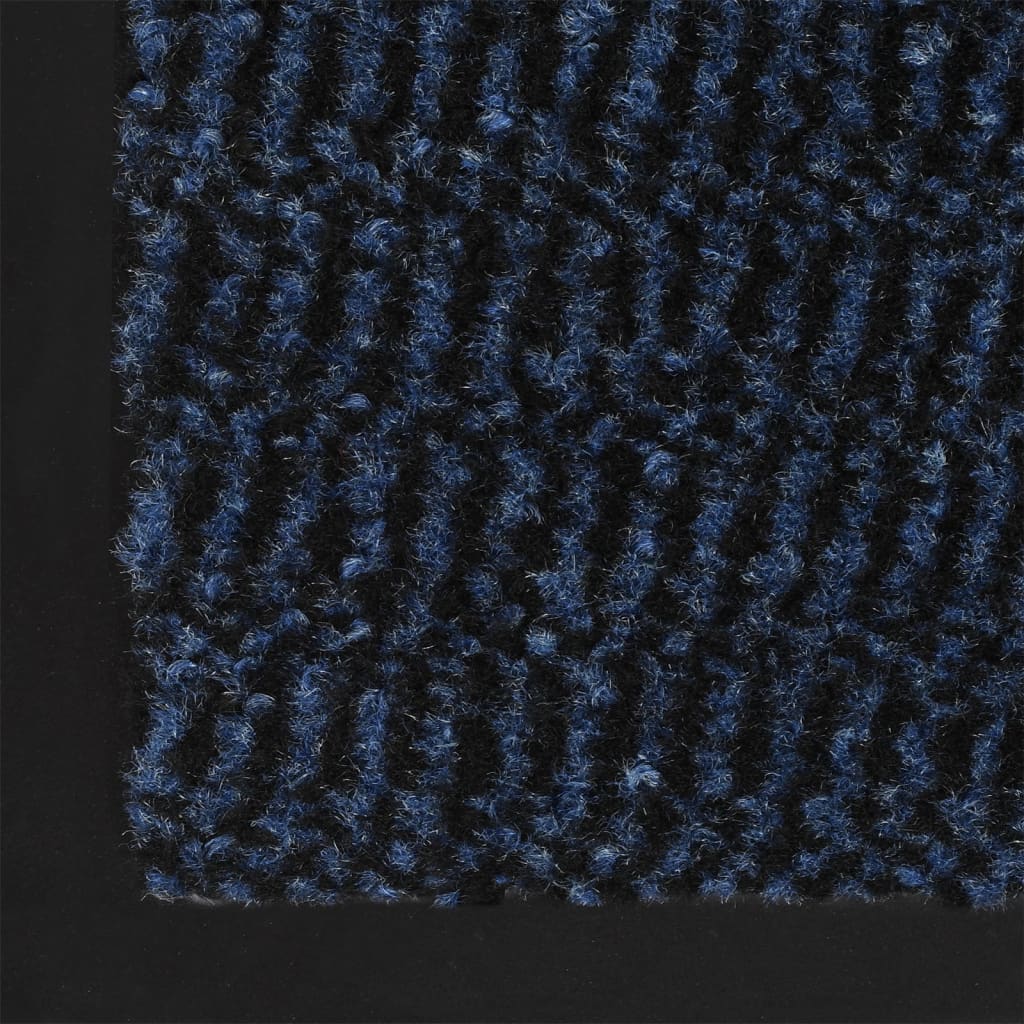 vidaXL uksematt, karuspinnaga, 60 x 150 cm, sinine