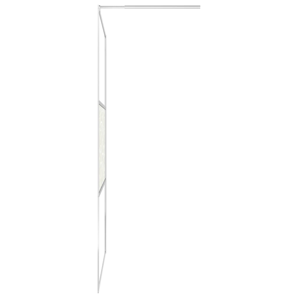 vidaXL dušinurga sein, kividisainiga ESG-klaas, 115 x 195 cm