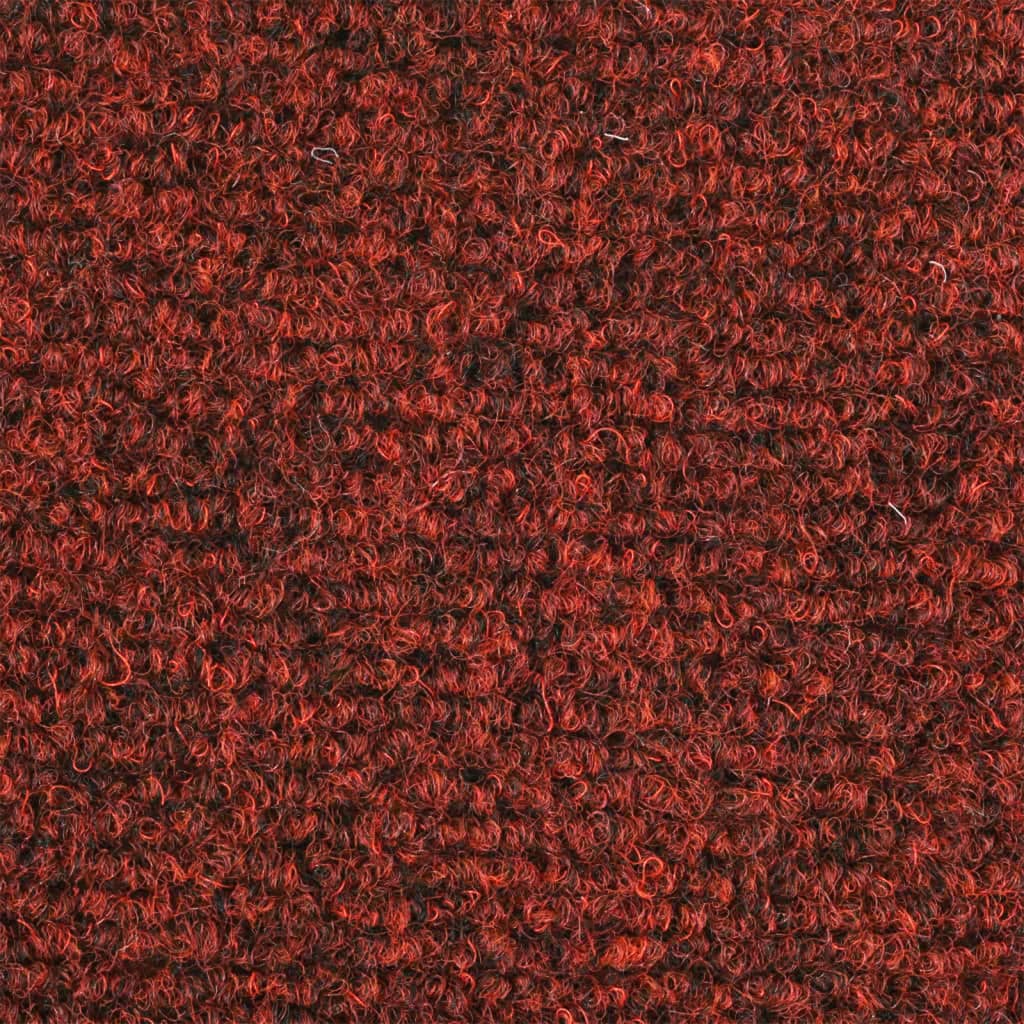 vidaXL 15 isekleepuvat trepivaipa, aastehnikas, 65 x 21 x 4 cm, punane