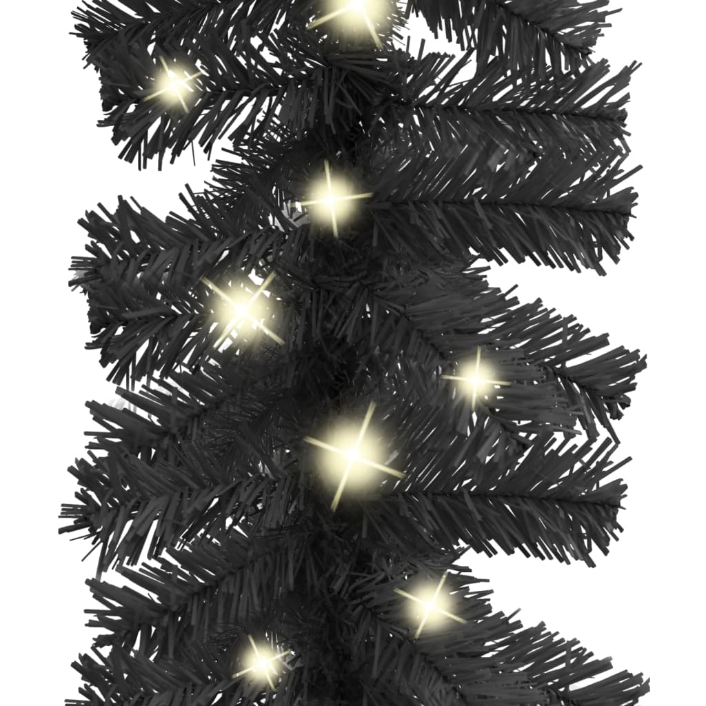 vidaXL jõuluvanik LED-tuledega, 20 m, must