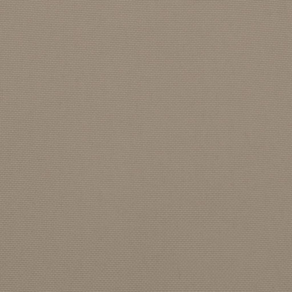 vidaXL aiapingi istmepadi, pruunikas, 110x50x7 cm, oxford kangas