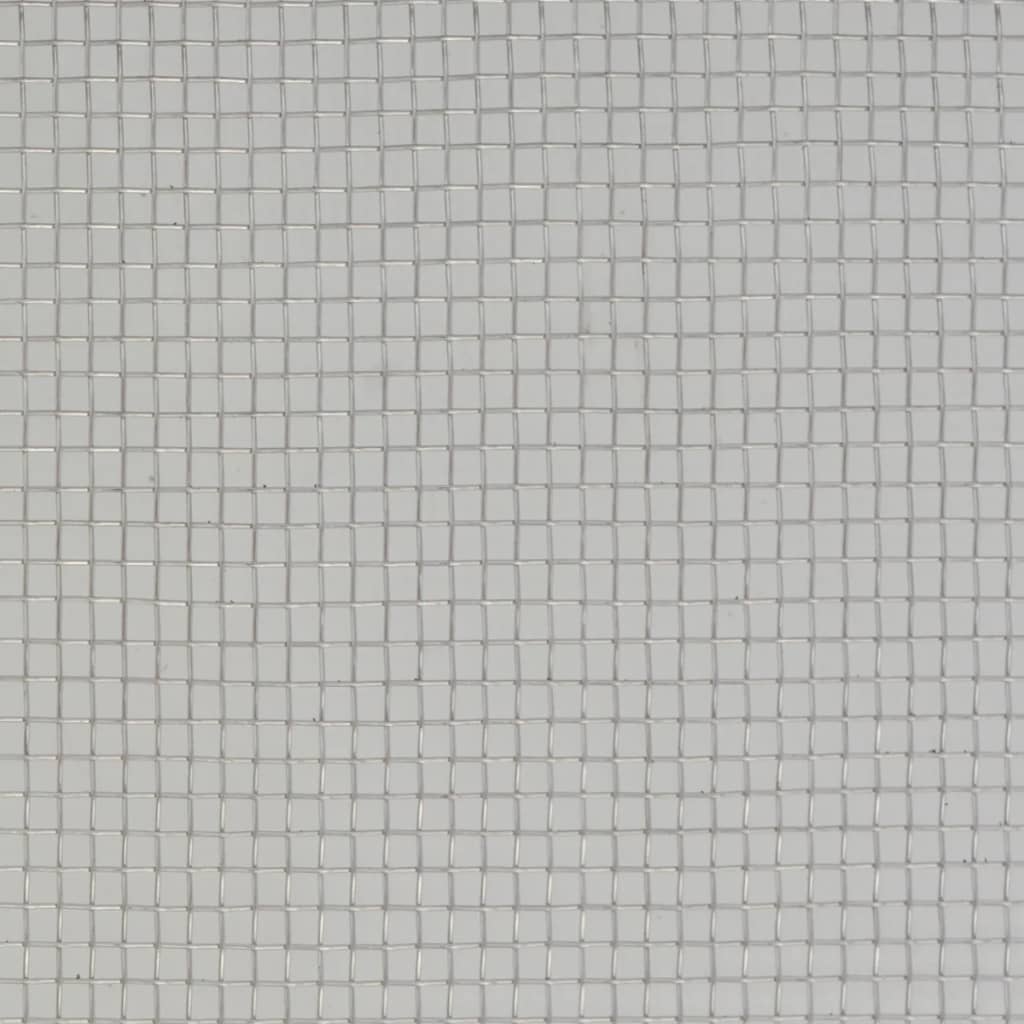 vidaXL võrkkate, roostevaba teras, 150 x 500 cm, hõbedane
