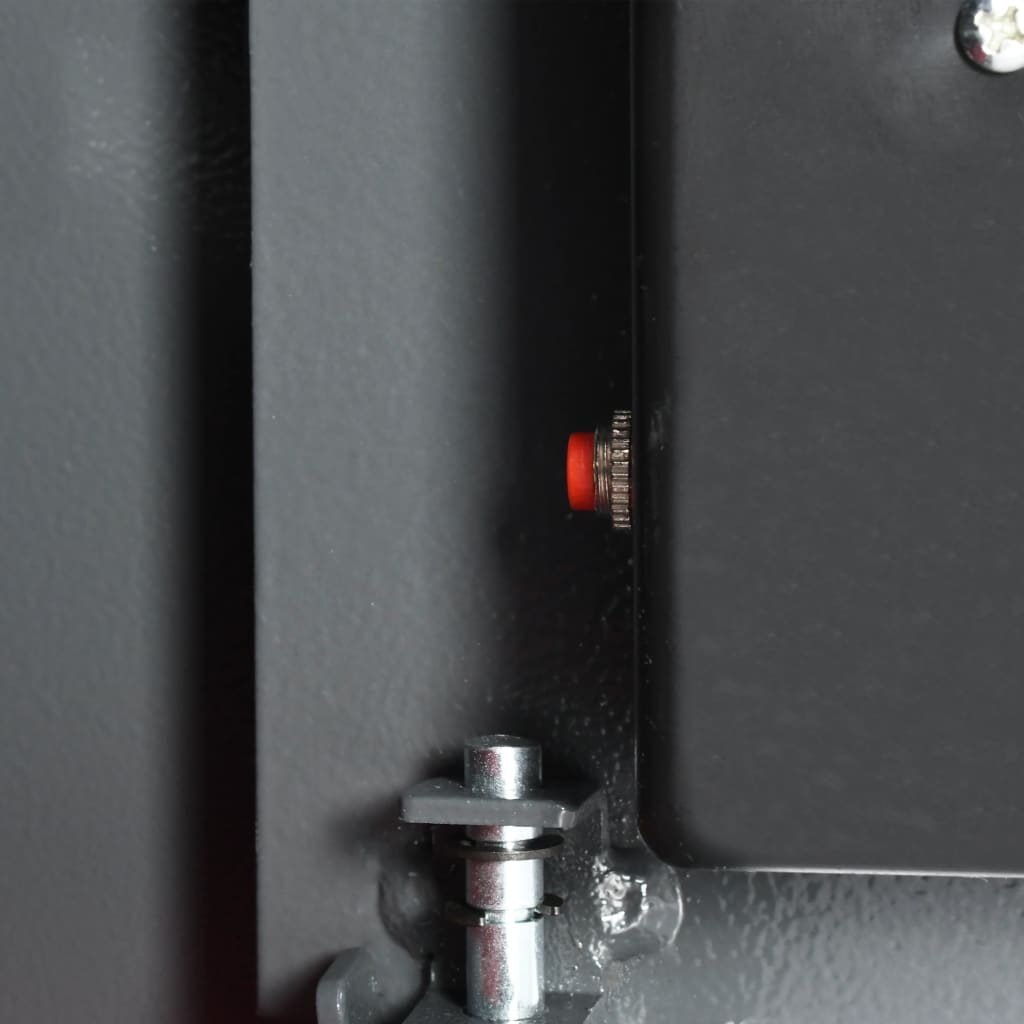 vidaXL digitaalne seif sõrmejäljelugejaga, tumehall, 35 x 25 x 25 cm