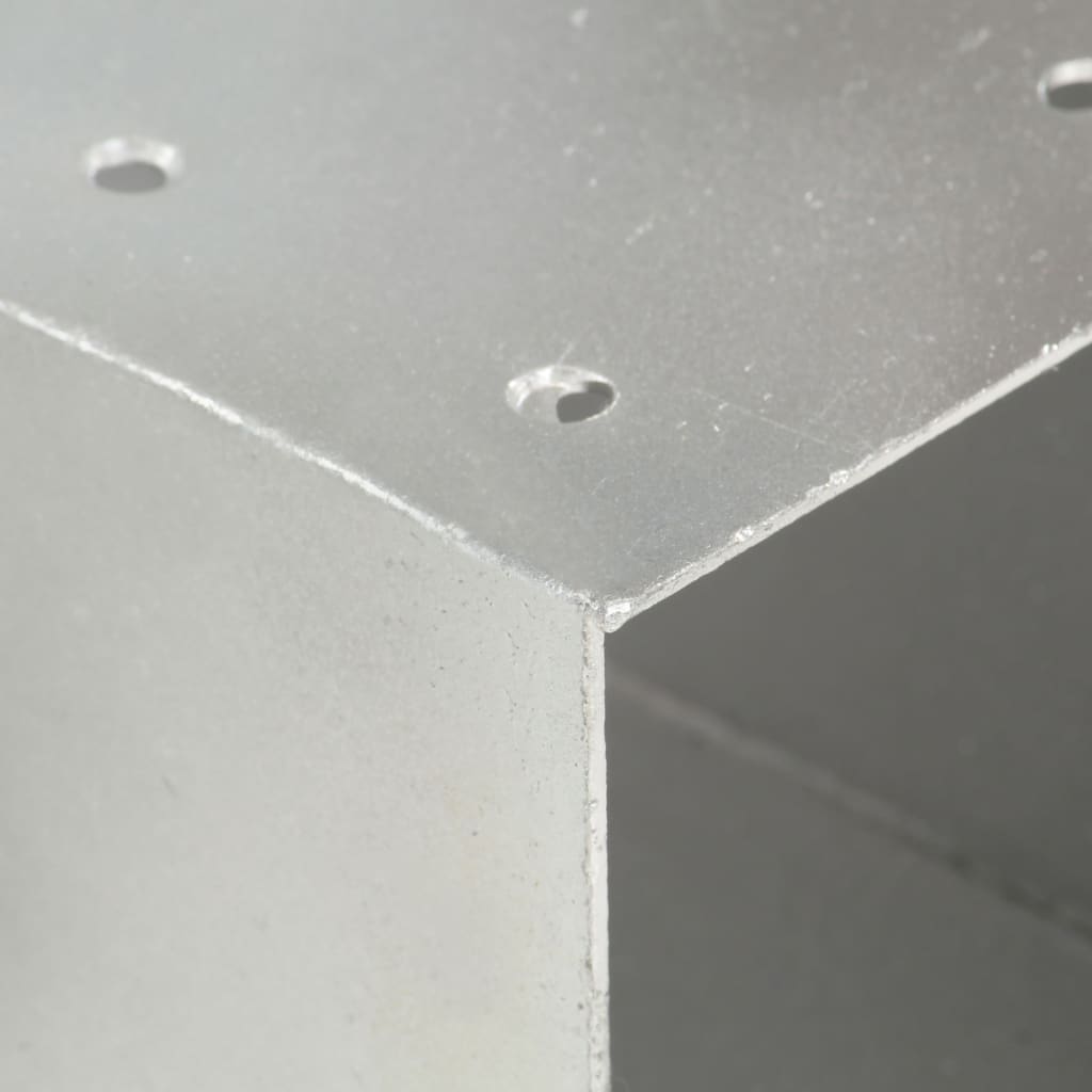vidaXL postiühendused, 4 tk Y-kujuline, tsingitud metall, 101 x 101 mm