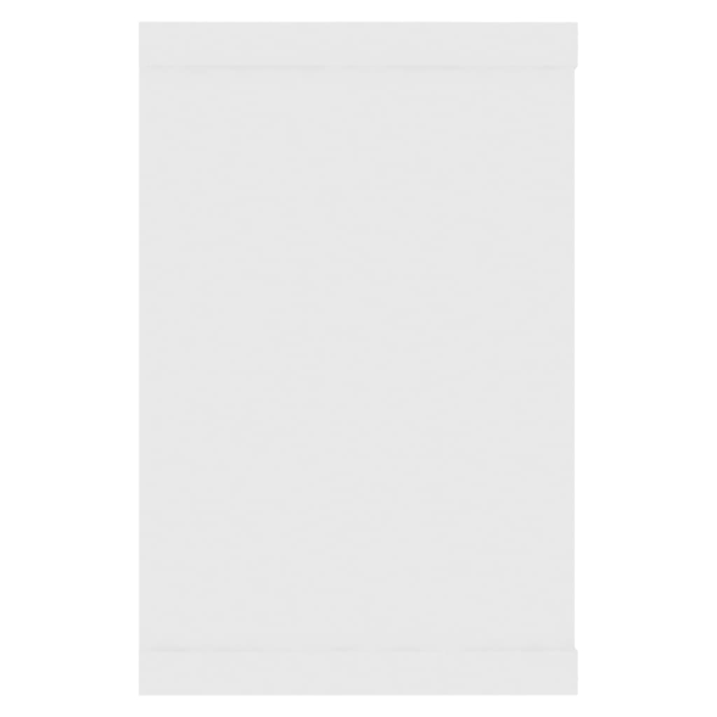 vidaXL kuubikukujulised seinariiulid 4 tk, valge, 60x15x23 cm