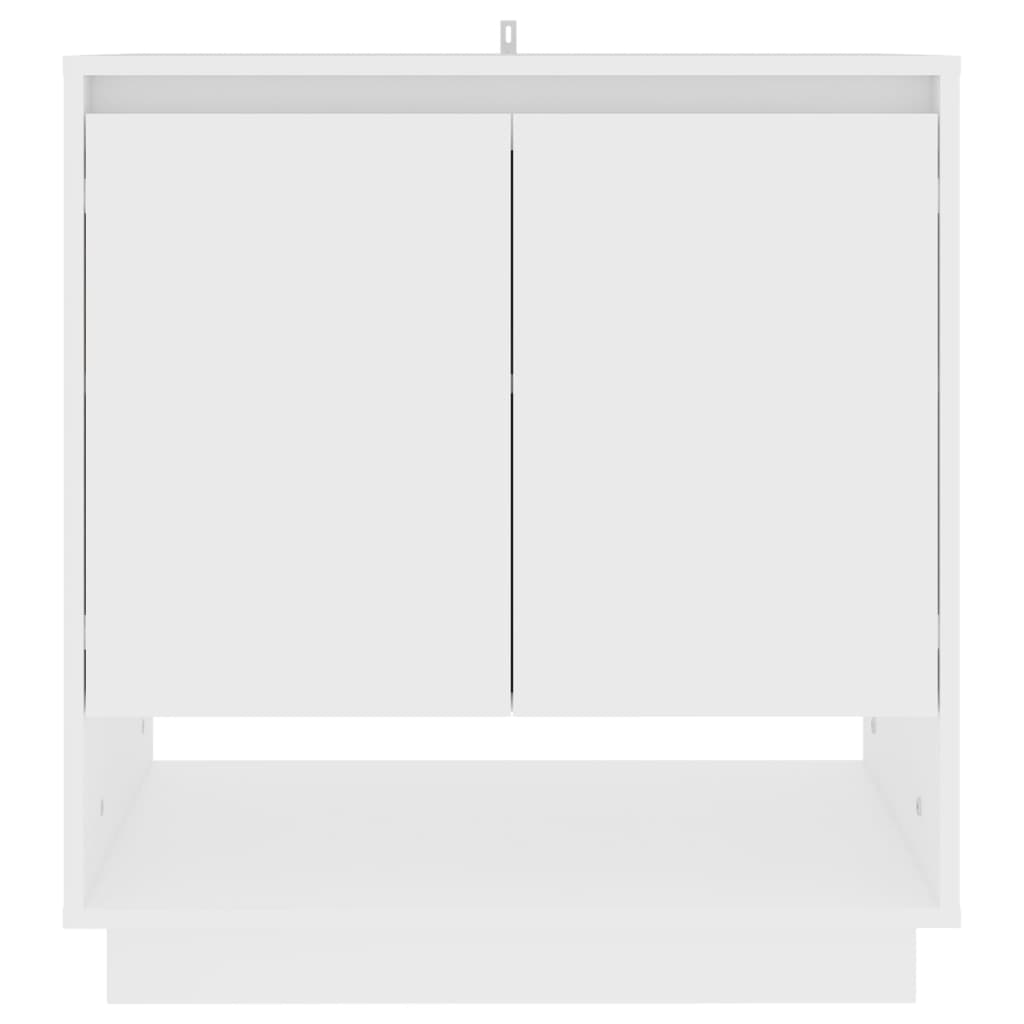 vidaXL puhvetkapp, valge, 70 x 41 x 75 cm, puitlaastplaat