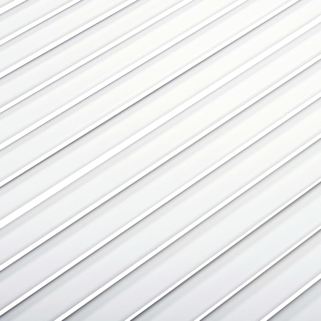 vidaXL kapiuksed, võrega disain valge 99,3x39,4 cm männipuit