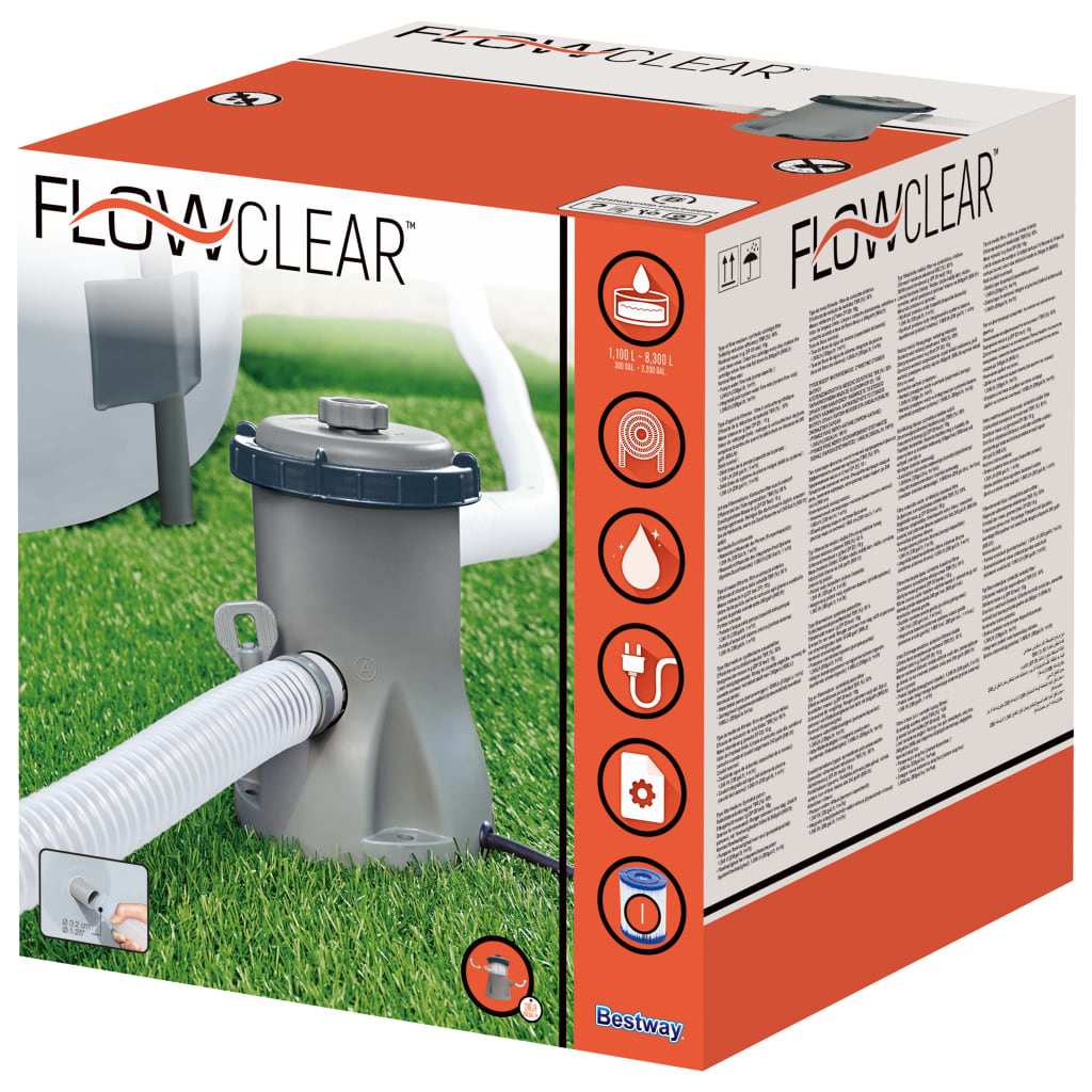 Bestway Flowclear ujumisbasseini 330 gal filterpump
