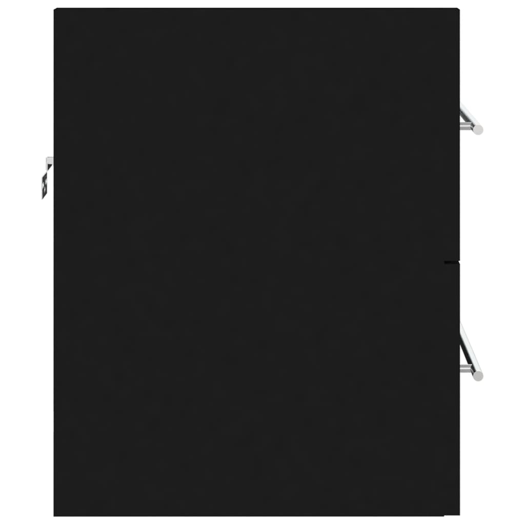 vidaXL valamukapp, must, 60 x 38,5 x 48 cm, puitlaastplaat