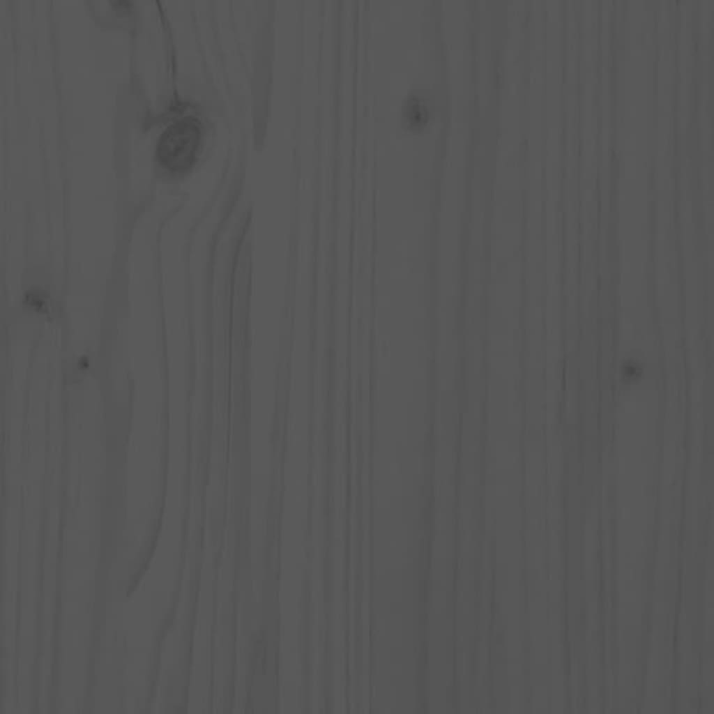 vidaXL riiuliga taimekast, hall, 54 x 34,5 x 81 cm, männipuit