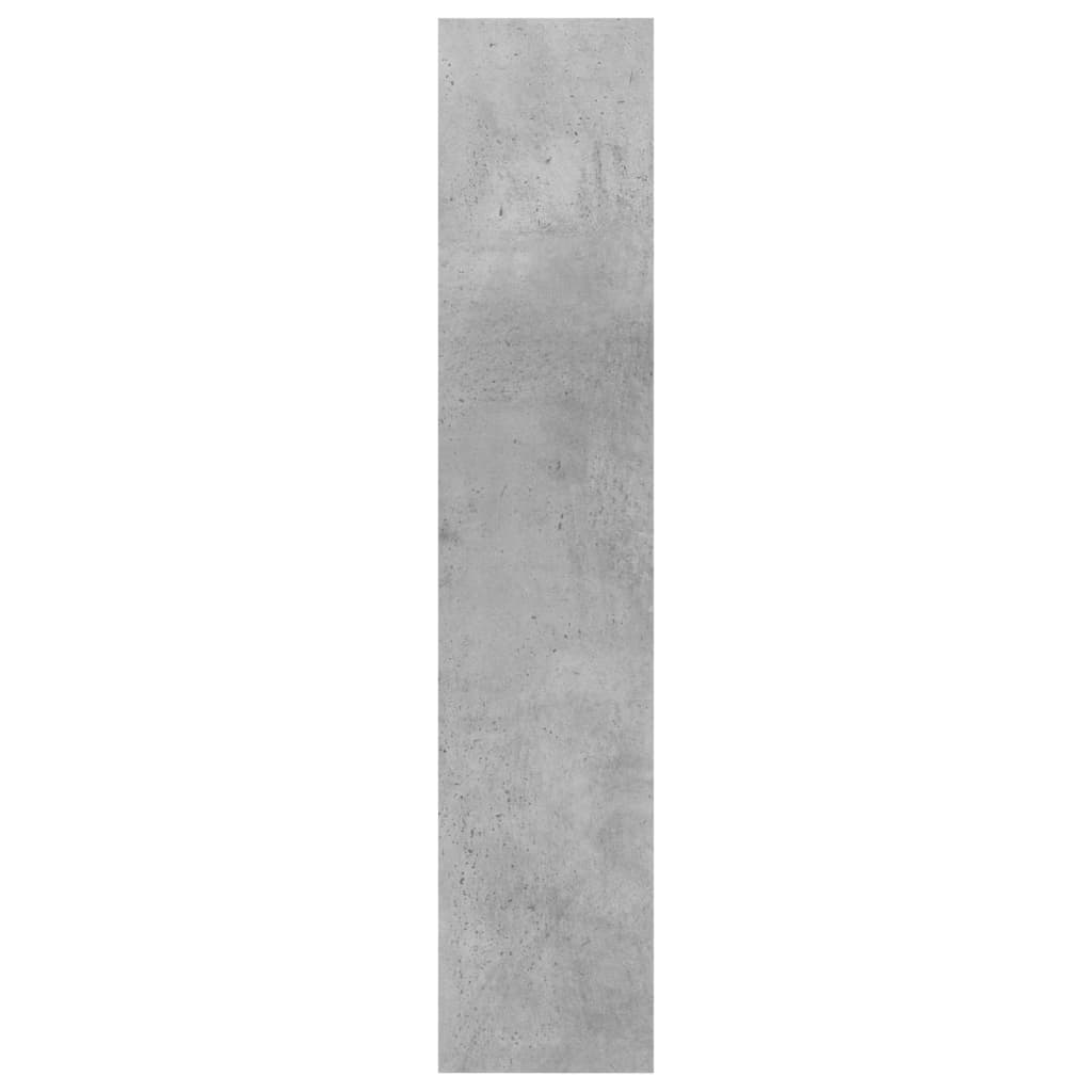 vidaXL seinariiul, betoonhall, 90 x 16 x 78 cm, puitlaastplaat