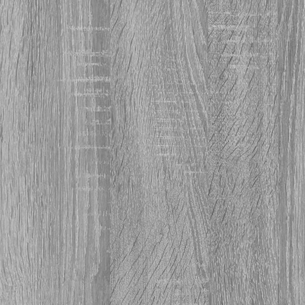 vidaXL mikrolaineahju kapp, hall Sonoma tamm, 60x57x207 cm, tehispuit