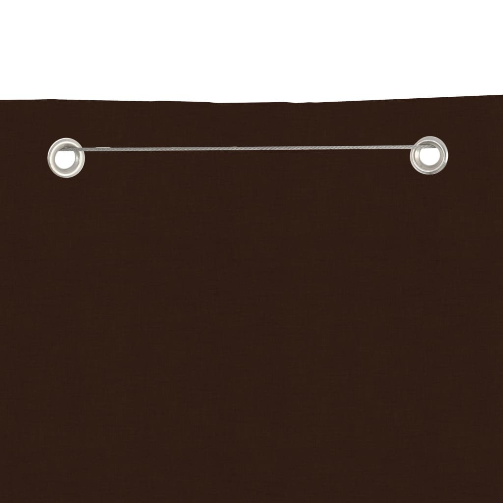 vidaXL rõdusirm, pruun, 140 x 240 cm, Oxfordi kangas
