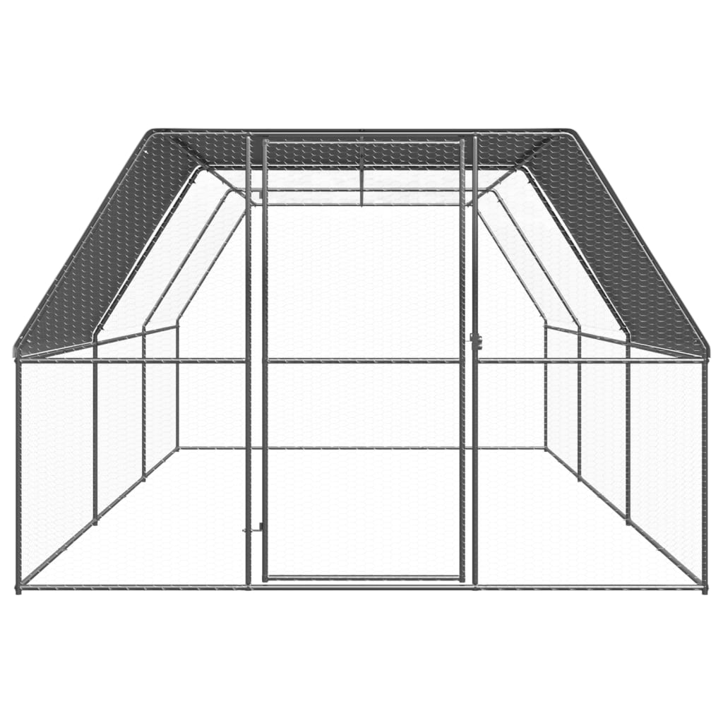 vidaXL kanapuur, 3 x 6 x 2 m, tsingitud teras