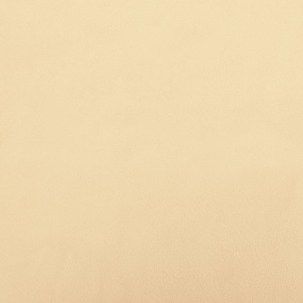 vidaXL tugitool, kreemjas, 63 x 76 x 80 cm, samet