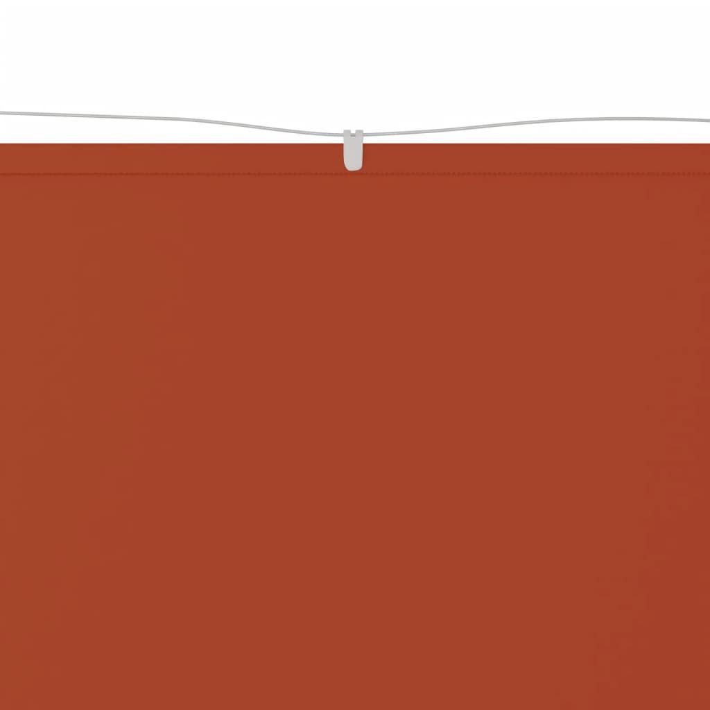 vidaXL vertikaalne varikatus, terrakota, 60 x 1000 cm, Oxfordi kangas