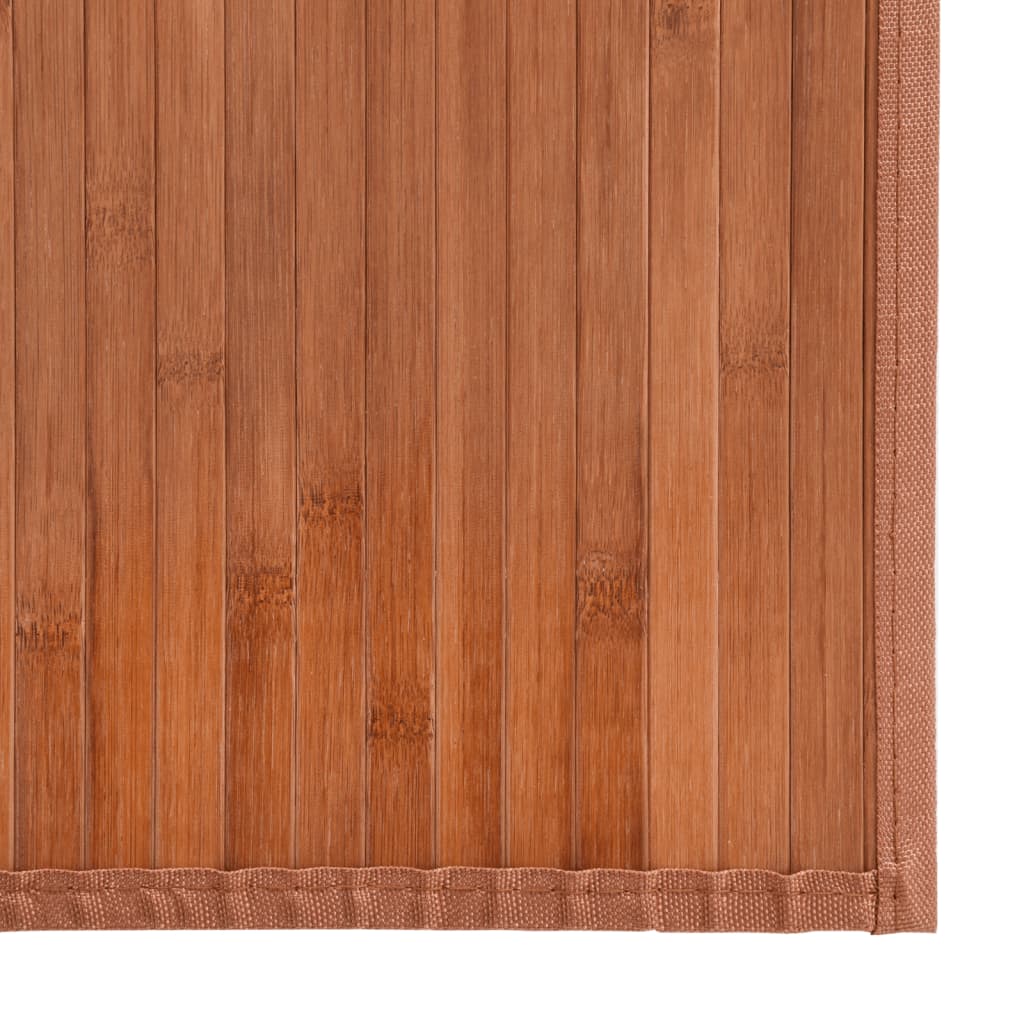 vidaXL vaip, ristkülikukujuline, pruun, 60 x 500 cm, bambus