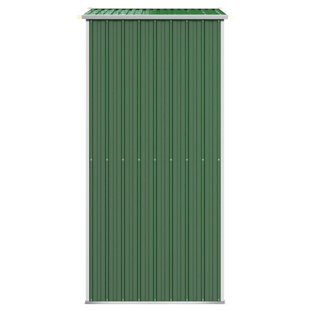 vidaXL aiakuur, roheline, 192 x 108 x 223 cm, tsingitud teras