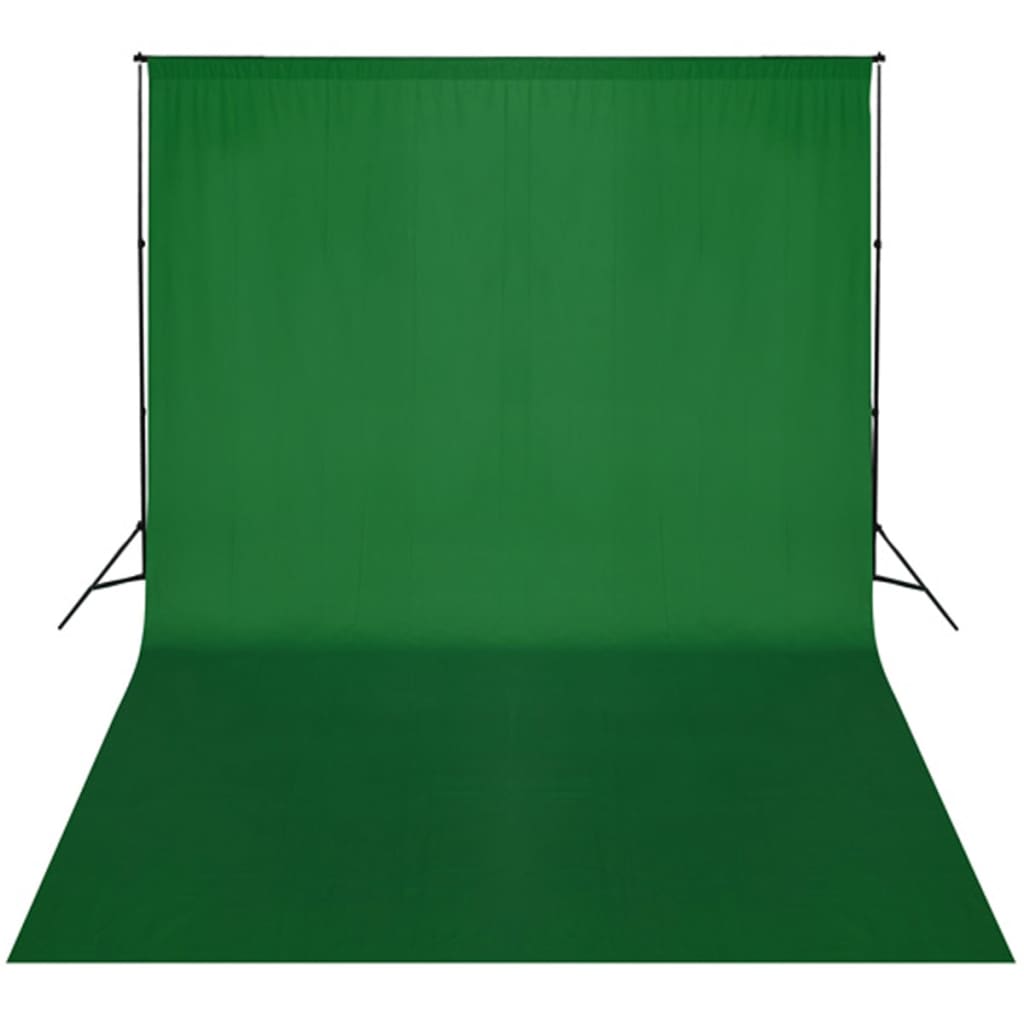 vidaXL tausta tugisüsteem, 300 x 300 cm, roheline