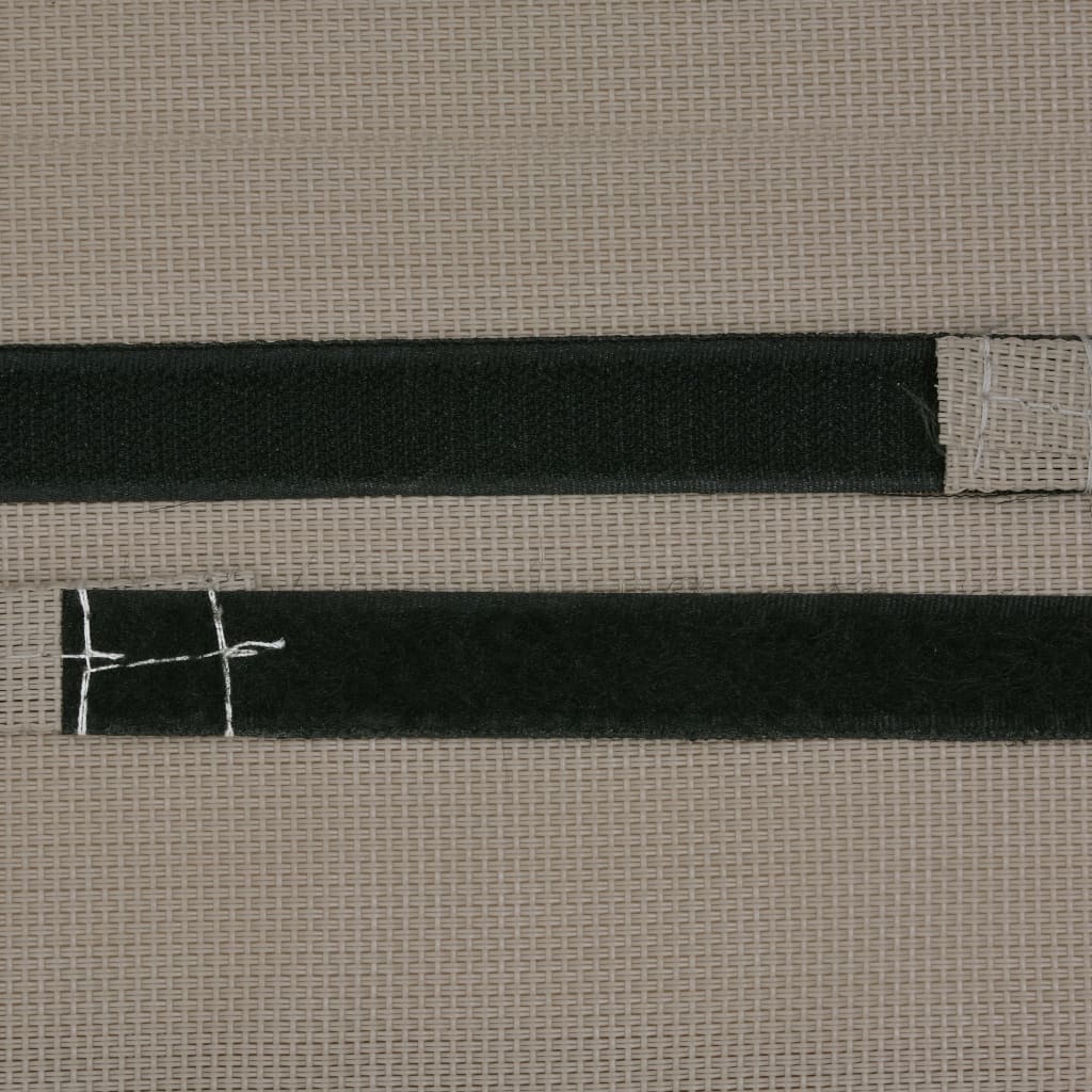 vidaXL rannatooli peatugi, pruunikashall, 40 x 7,5 x 15 cm, tekstileen