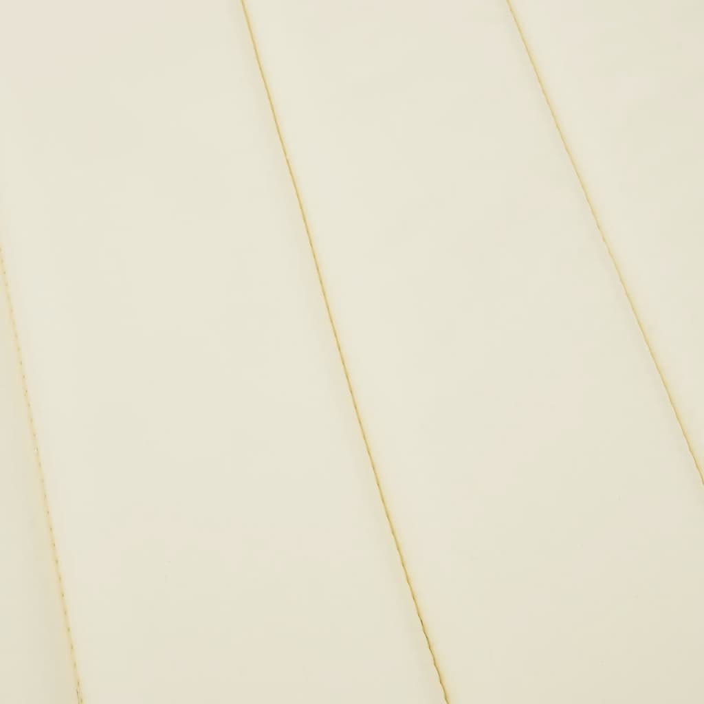 vidaXL päevitustooli padi, kreemjas, 186x58x3 cm, oxford kangas