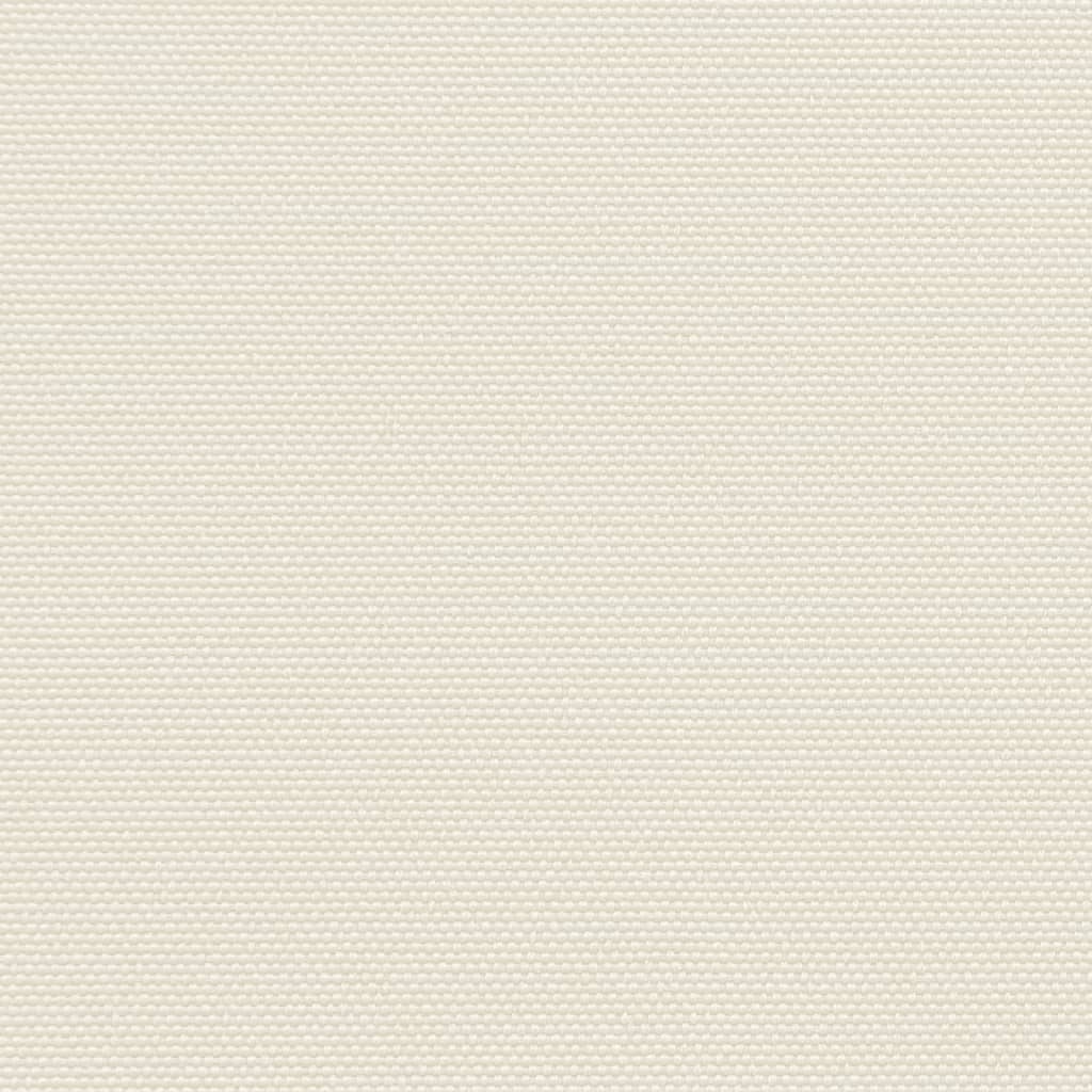 vidaXL lahtitõmmatav külgsein, kreemjasvalge, 120 x 1000 cm