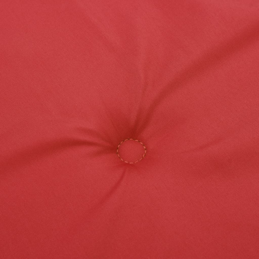 vidaXL aiatooli istmepadjad 4 tk, punane, 40x40x3 cm, kangas