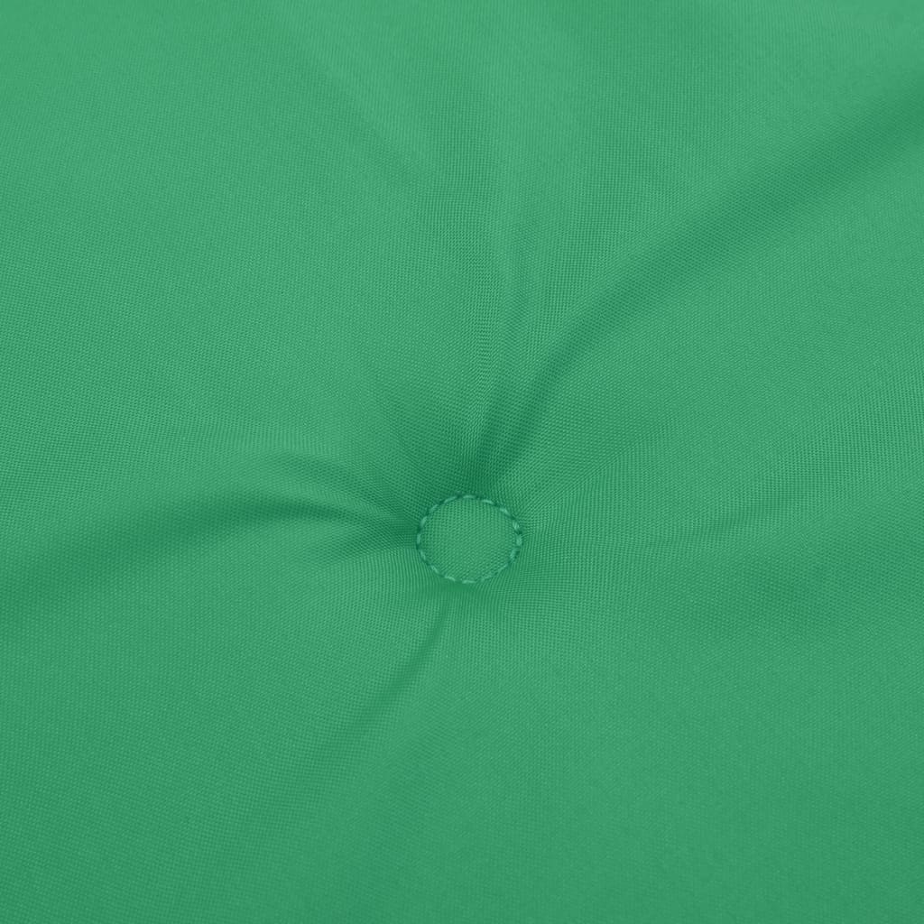 vidaXL päevitustooli istmepadi, roheline, (75 + 105) x 50 x 3 cm