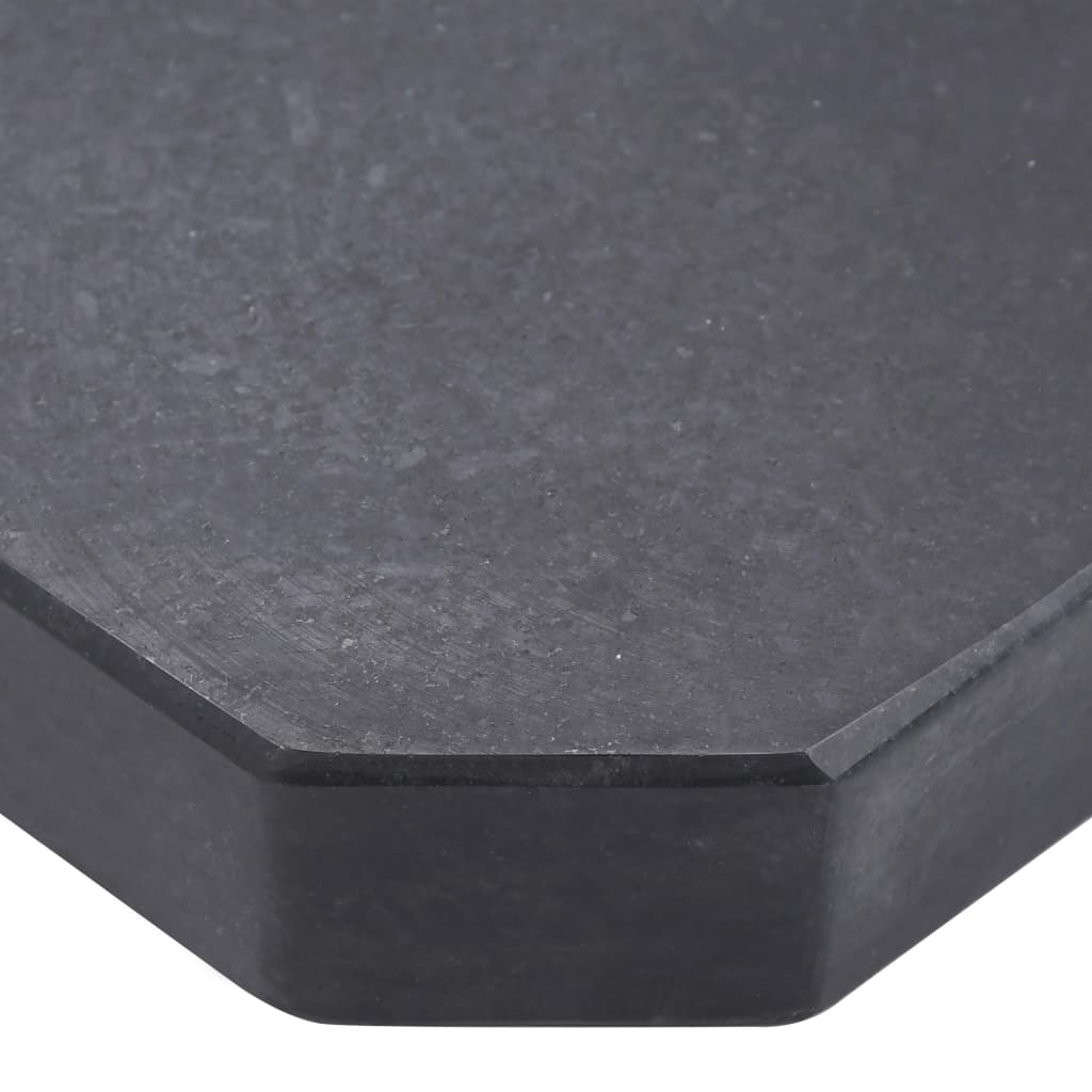 vidaXL päikesevarju raskusplaat, must, graniit, kandiline, 25 kg