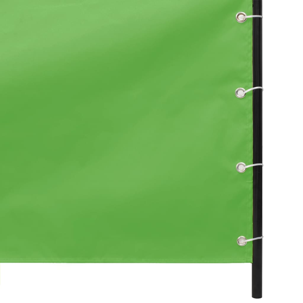 vidaXL rõdusirm, heleroheline, 80 x 240 cm, Oxfordi kangas