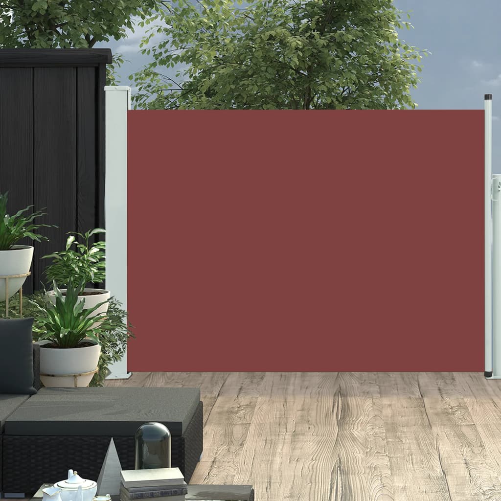 vidaXL lahtitõmmatav terrassi külgsein, 120 x 500 cm, pruun