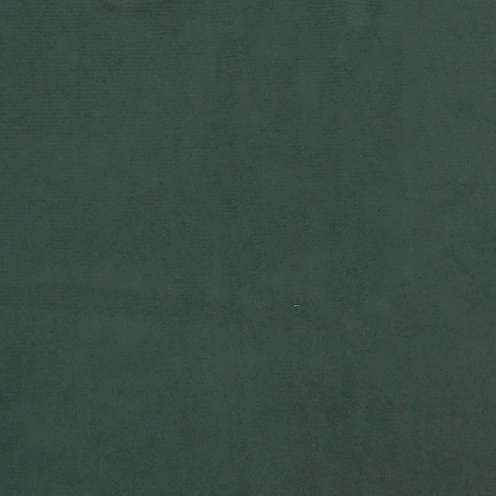 vidaXL voodipeats servadega, tumeroheline, 147x16x78/88 cm, samet