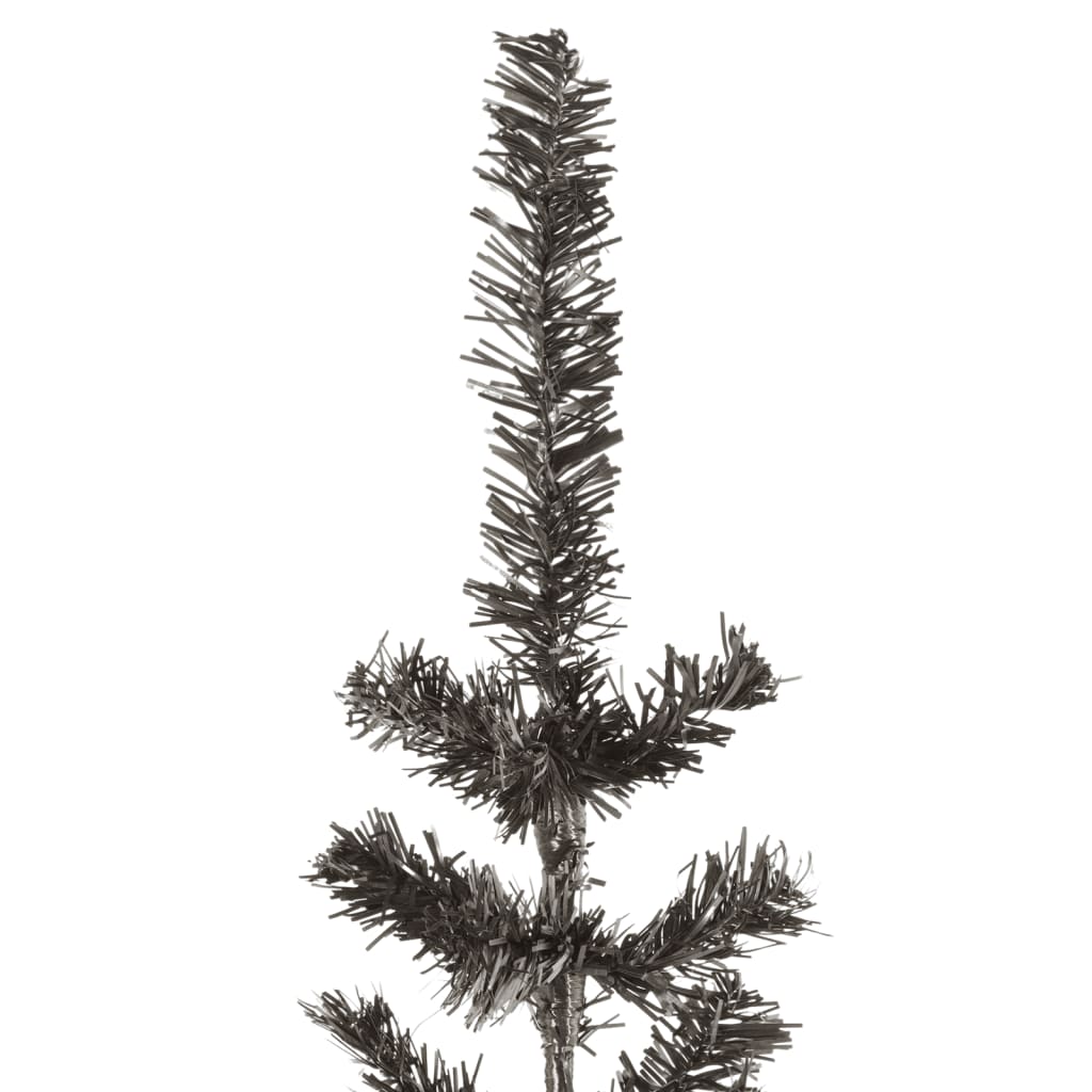 vidaXL kitsas jõulukuusk, must, 180 cm