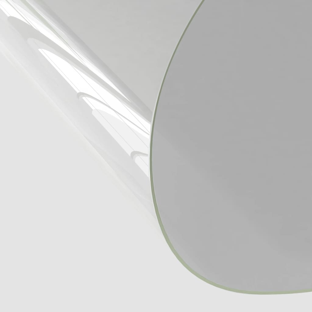vidaXL lauakaitse, läbipaistev, Ø 80 cm, 2 mm, PVC