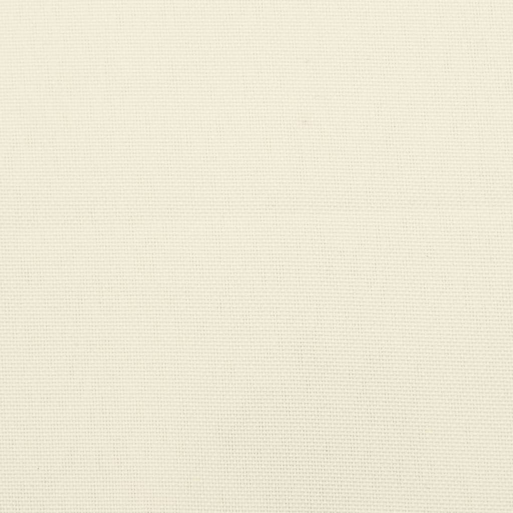 vidaXL aiapingi istmepadi, kreemjas, 180x50x7 cm, oxford-kangas