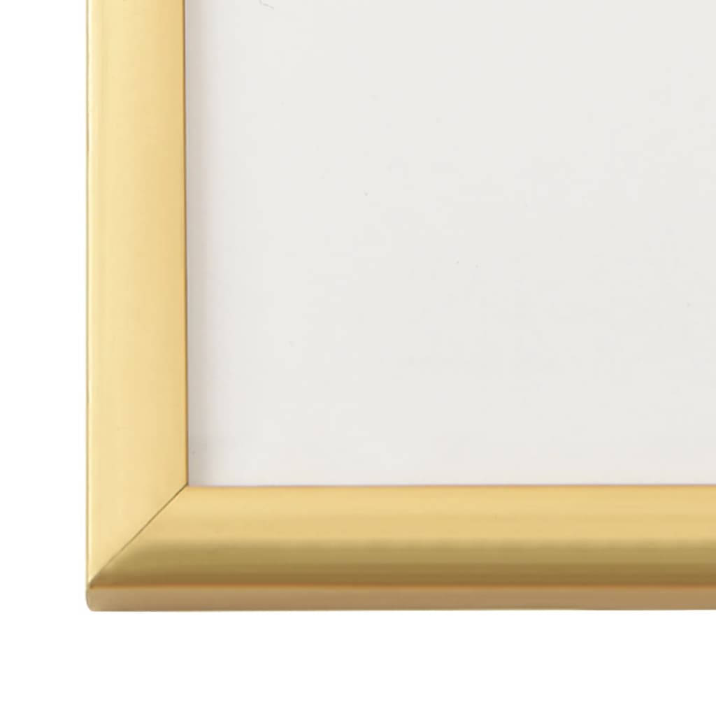 vidaXL pildiraami kollaaž 3 tk, lauale, kuldne, 21 x 29,7 cm, MDF